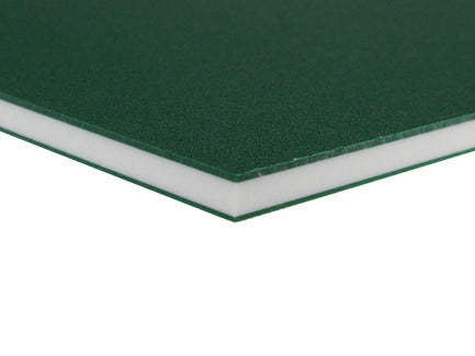 Two-Color HDPE - Green on White