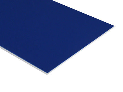 Two-Color HDPE - Blue on White