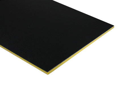 Two-Color HDPE - Black on Yellow