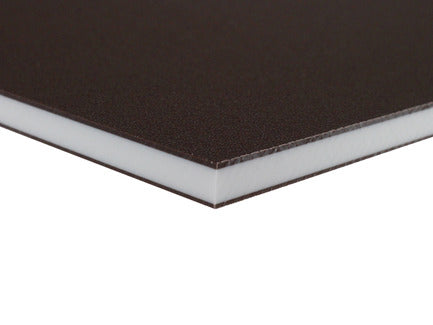 Two-Color HDPE - Brown on White