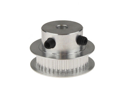 Aluminum GT2 Pulley - 20 Teeth, Dual Flange - 20 mm Pitch