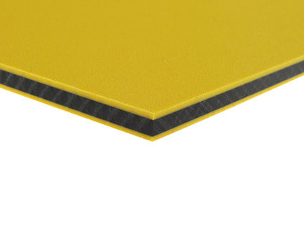 Two-Color HDPE - Yellow on Black