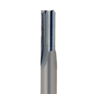 Carbide Tip Straight 3 Flute - 1/4 in Cutting x 1/4 in Shank