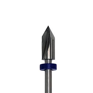 Carbide Tip V-Bit 60 Degree - 1/4 in Cutting x 1/8 in Shank