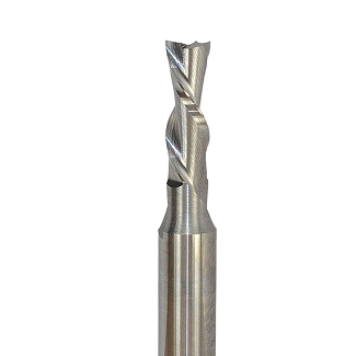 Carbide Tip Downcut 2 Flute - 3/16 in Cutting x 1/4 in Shank