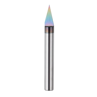 SPE-X Coated Tip V-Bit 30 Degree - 1/4 in Cutting x 1/4 in Shank